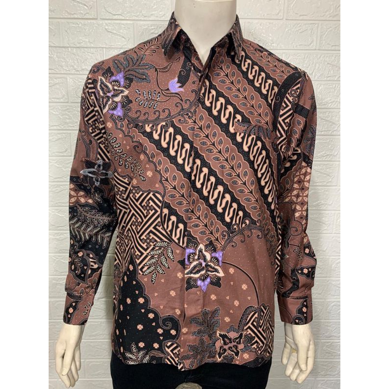 BATIK PREMIUM HALMAN PRIA LENGAN PANJANG