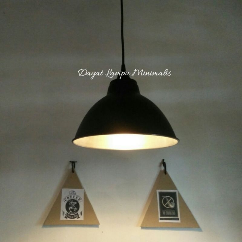 Lampu gantung barbershop, lampu caffe, lampu resto, lampu industrial alumunium