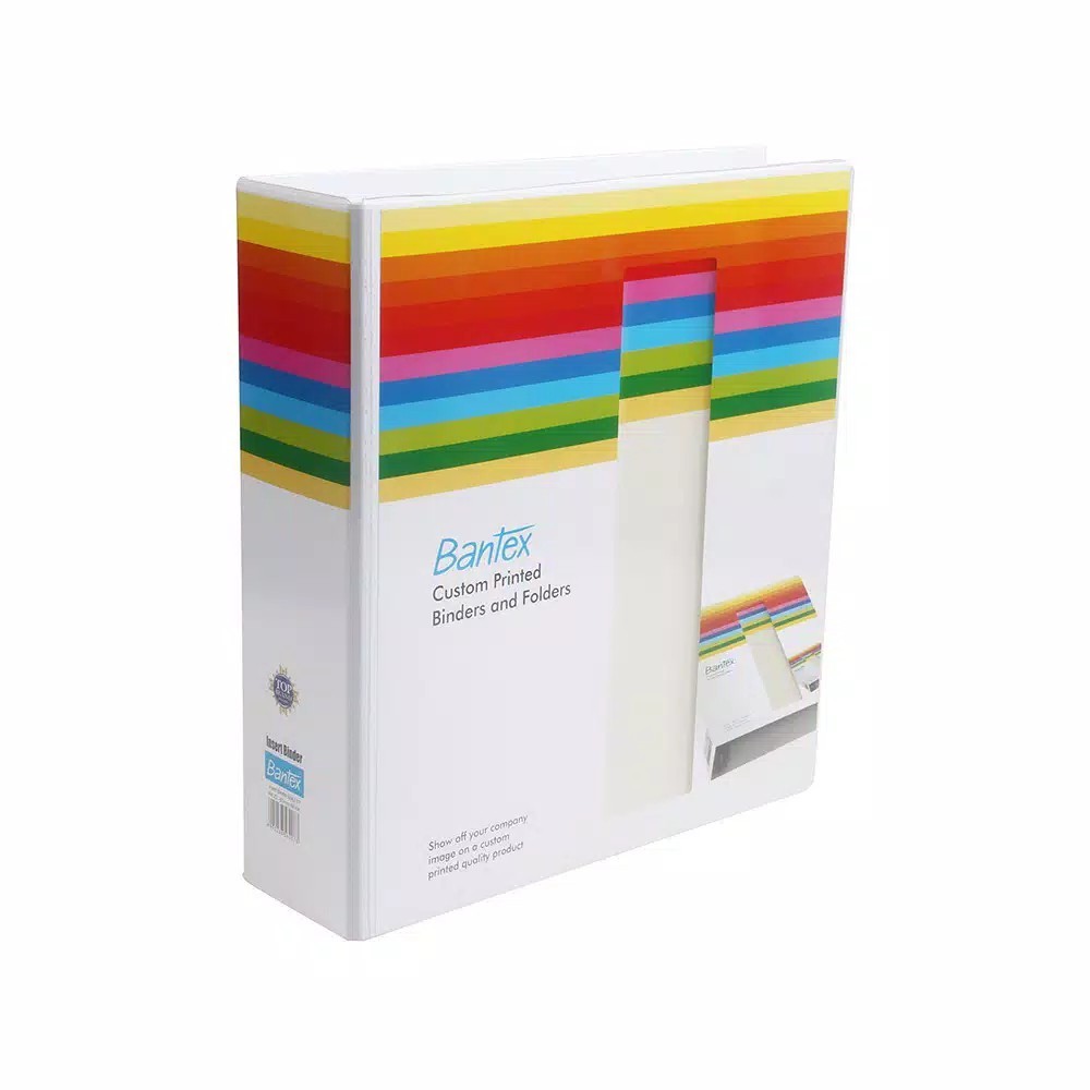 

Bantex Insert Ring Binder 3 Ring D 65mm A4 White