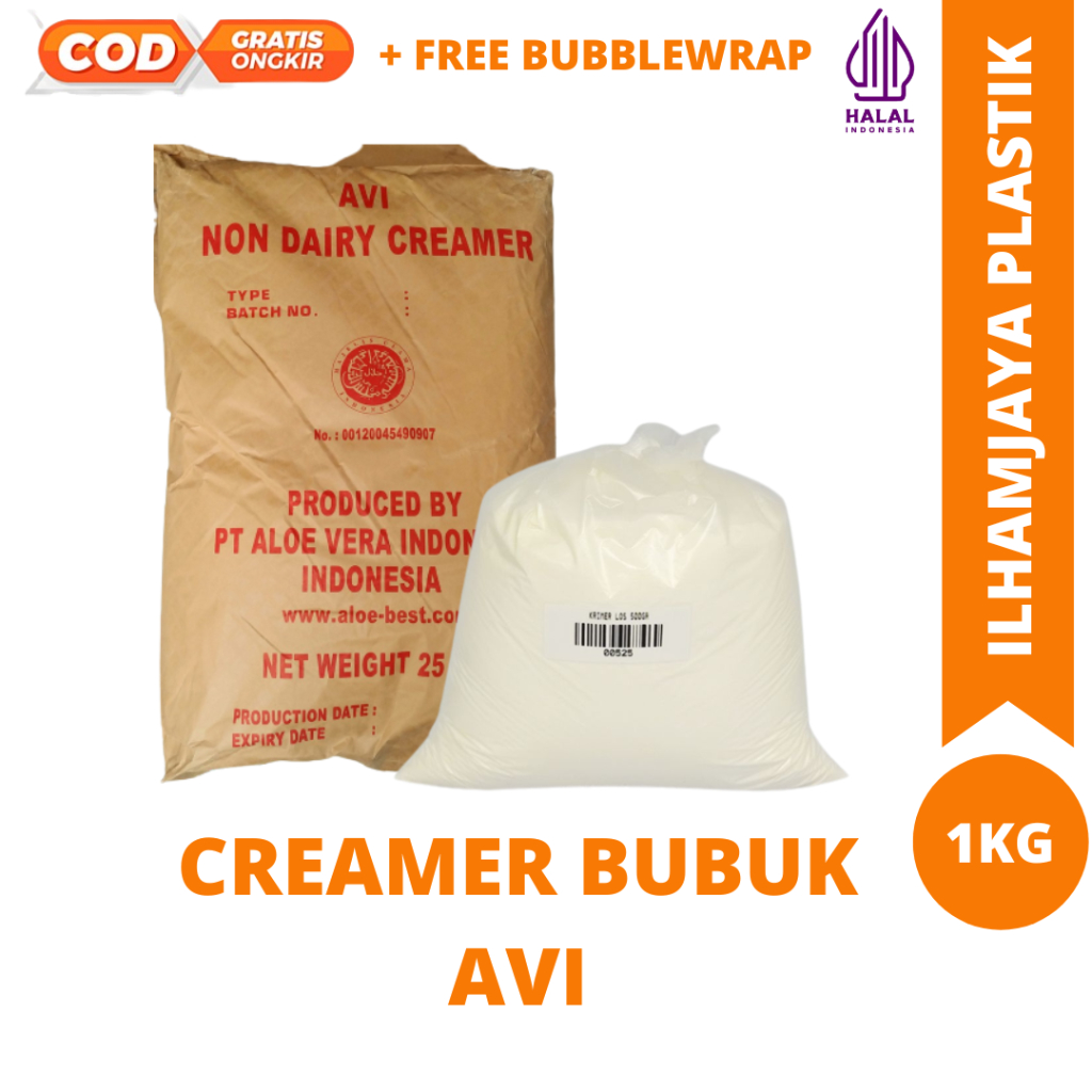 

AVI KRIMER BUBUK NON DAIRY 1KG EC 35-15 / creamer bubuk nabati AVI