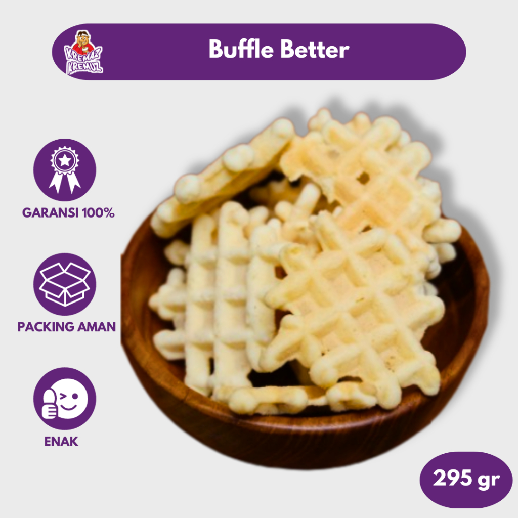 

BUFFLE BUTTER | MINI WAFFLE KERING 295gr