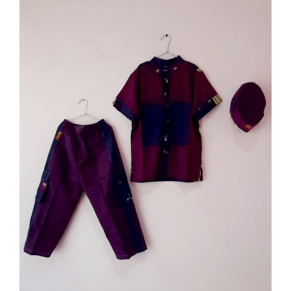 Baju Muslim Koko Anak Laki-Laki KEKE 8 Tahun