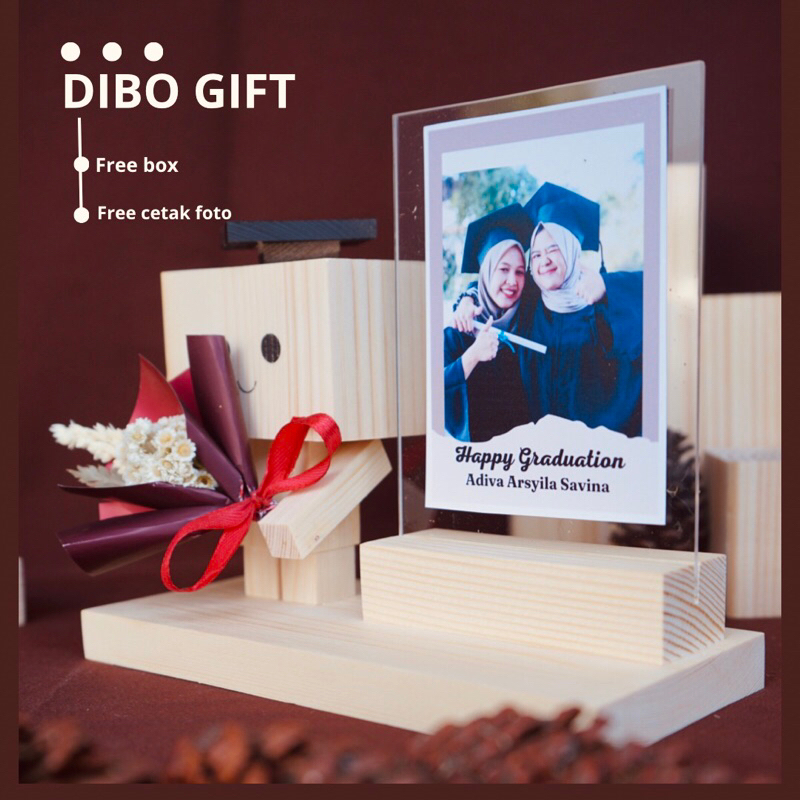Hadiah Boneka Wisuda, Kado Boneka Wisuda, Hadiah Foto Wisuda, Hadiah Wisuda, Boneka Wisuda Danbo