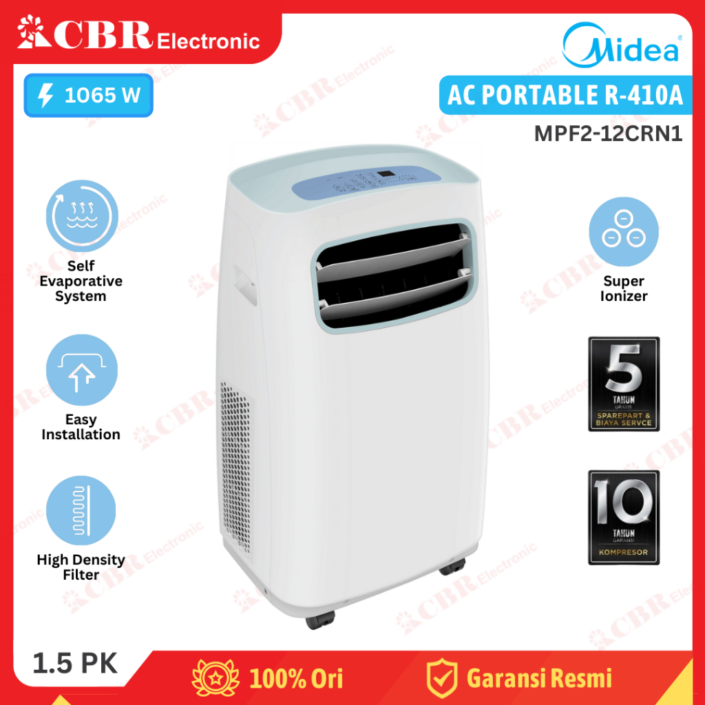 AC Portable MIDEA 1.5 PK MPF2-12CRN1