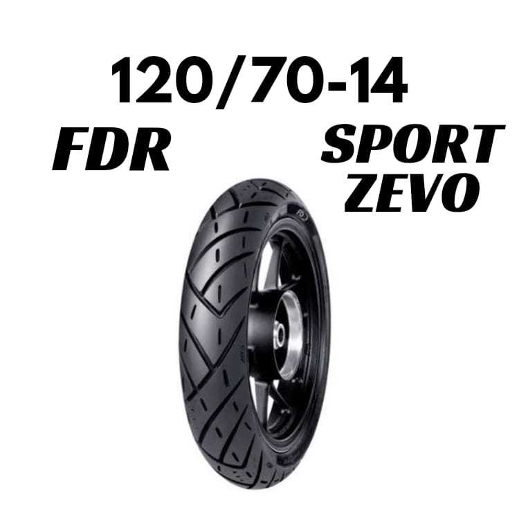 Ban Motor Ring 14 [ 120/70 ] SPORT ZEVO Ban FDR 120/70-14 Tubeless