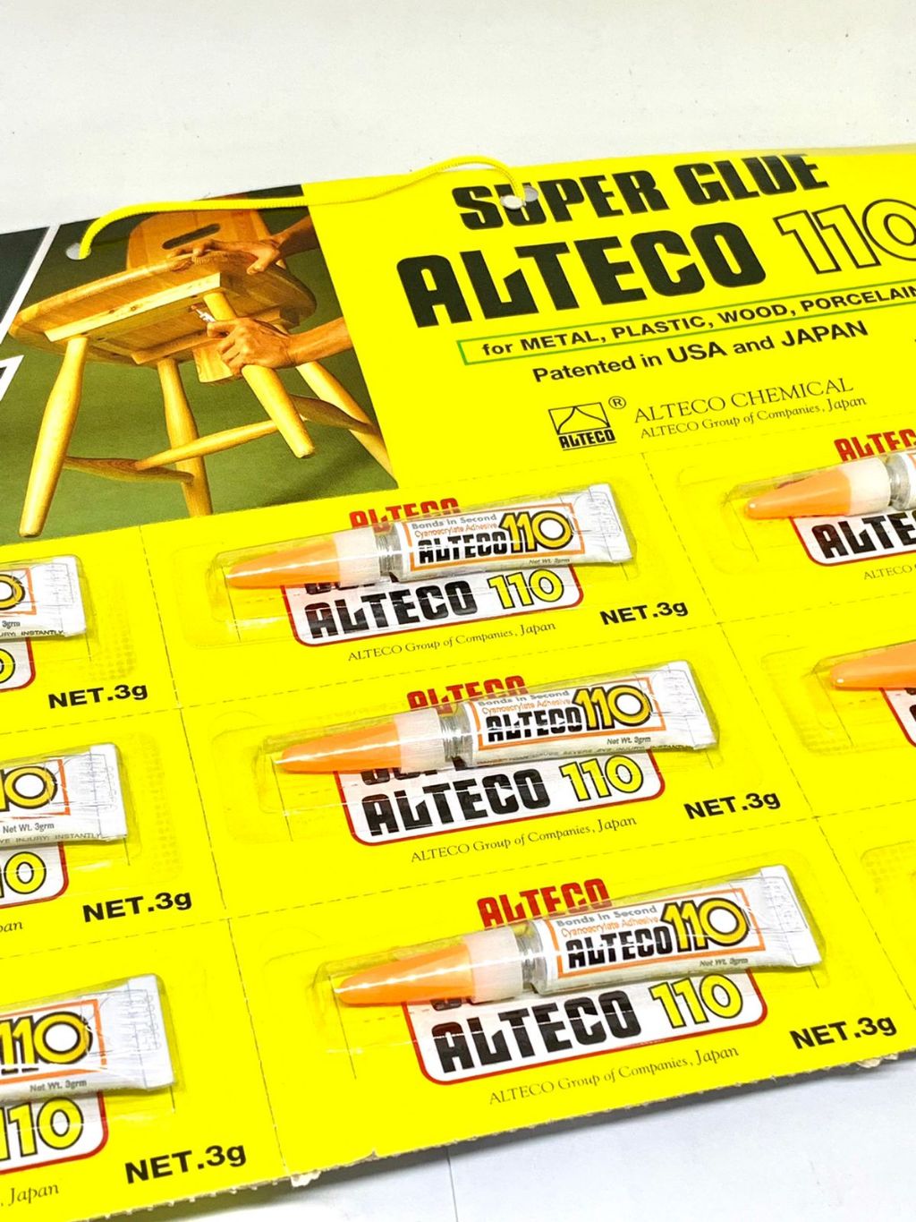 

Lem / Super Glue ALTECO 110 3 g / gr / gram Original Asli