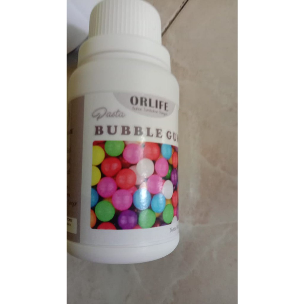 

✅ Perisa Pasta Rasa Plain Bubblegum Atau Permen Karet Bening Orlife 100 Gram