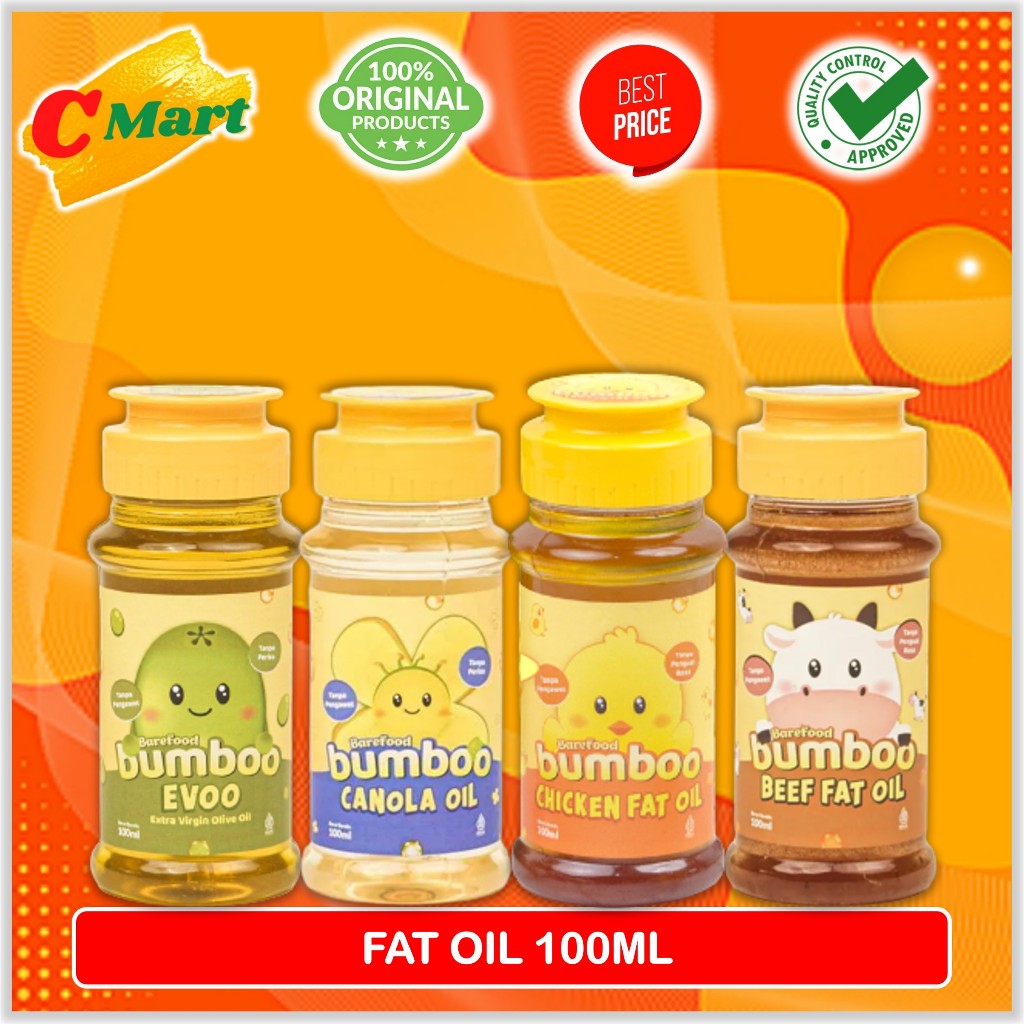 

Bumboo Minyak Masak Mpasi - Beef & Chicken Fat Oil - Canola Oil - Evoo Oil - Asi Booster - CMart