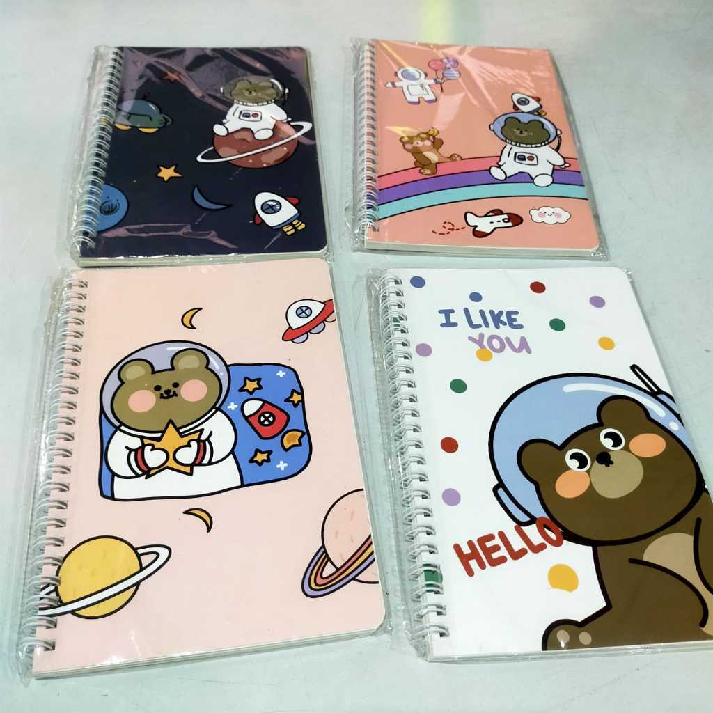 

Buku Tulis Ring A5 Spiral Motif Bear (2509) Buku Tulis Catatan A5 NoteBook Ring A5 / Notebook A5 Buku Diary Aesthetic Buku Jurnal Buku Catatan Buku Note Stiker Buku Tulis Aesthetic Sekolah Stationary/ Buku Agenda