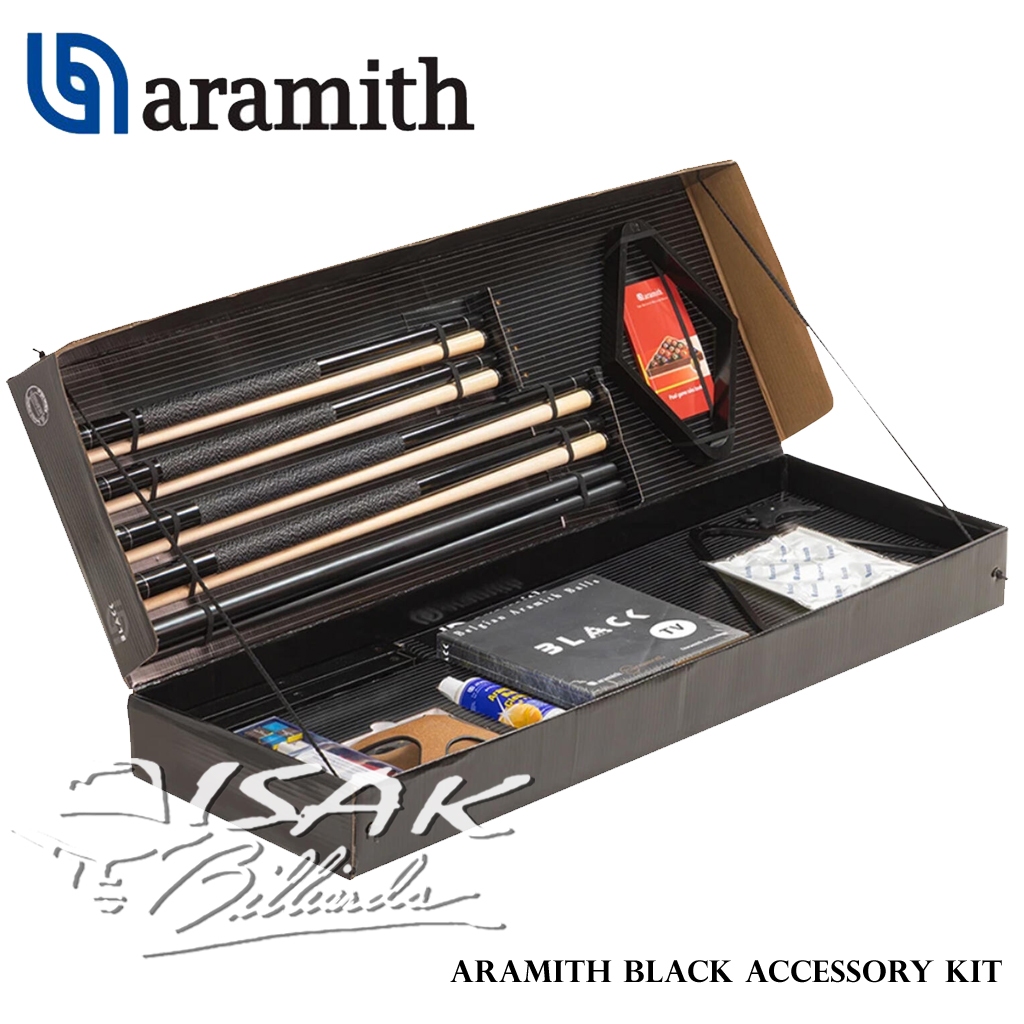 Aramith Black Pro TV Deluxe - Accessories Kit - Bola Biliar Billiard Ball