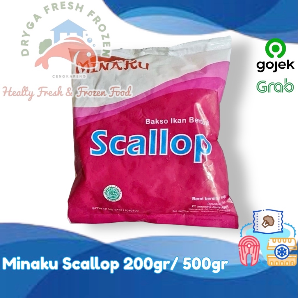 

Minaku Bakso Ikan Scallop 500gr 200gr