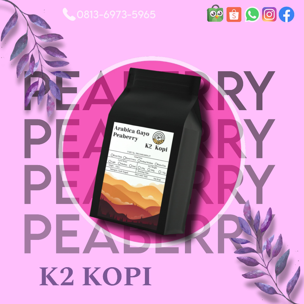 

Kopi Lanang Arabika Gayo Aceh, Peaberry Roast Bean/Bubuk – K2 Kopi, Coffee and Roastery