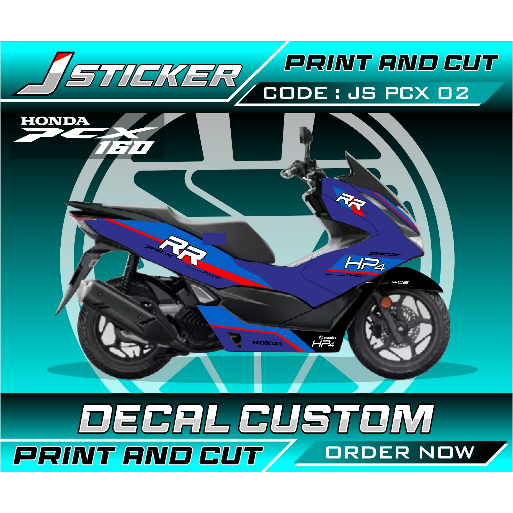 STICKER DECAL MOTOR PCX150/160 FULL BODY