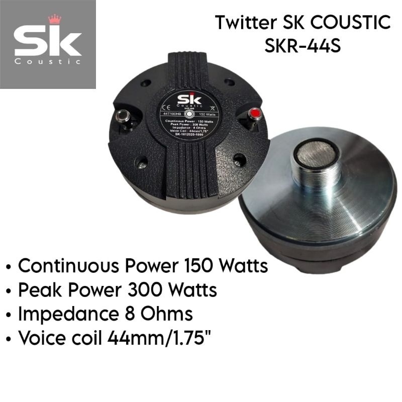 Driver Tweeter SK Coustic VC 1.75 Inch || Twiter 1.75" Murah