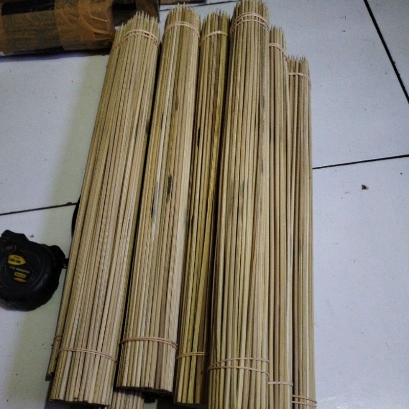 Tusuk sate tusuk seafood/kentang spiral dll. 45 cm diameter 4 mm