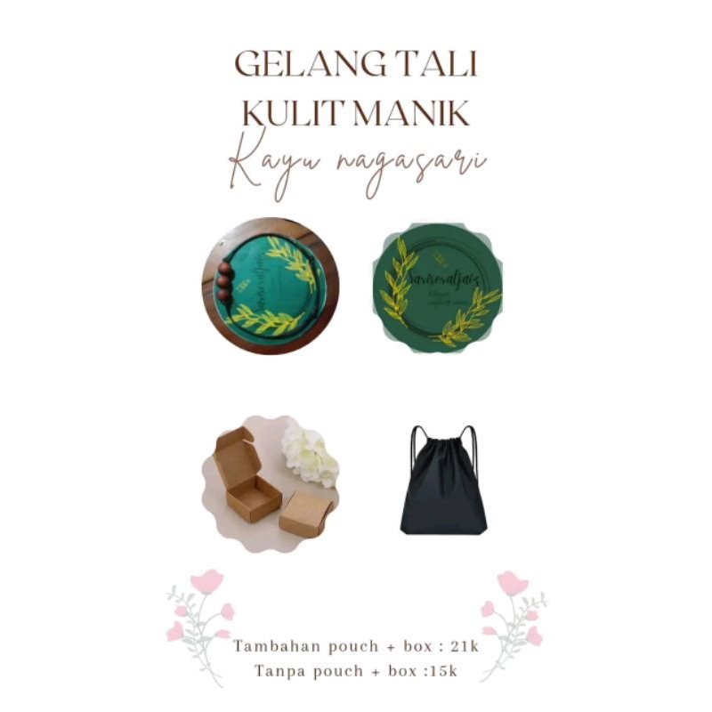 Gelang Manik Kayu Nagasari,Kayu nagasari