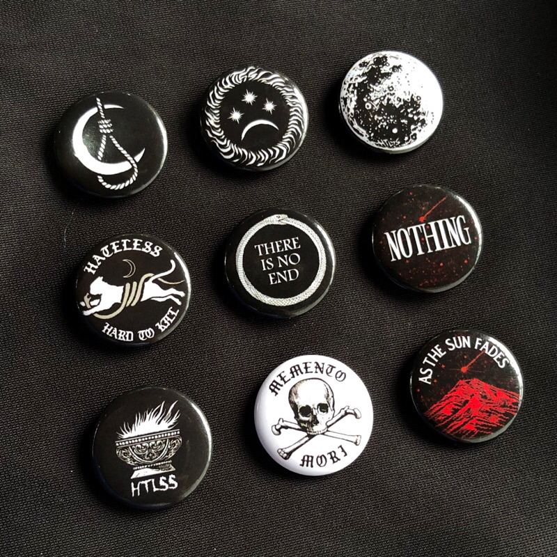 Button Pin Darker - Hateless