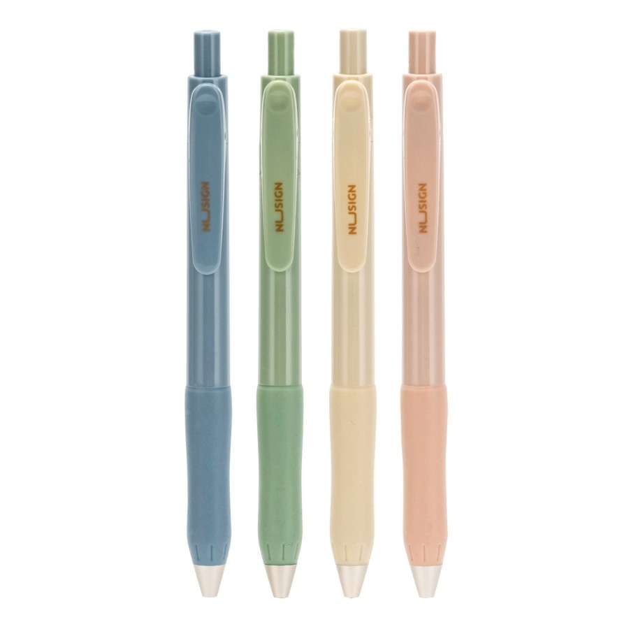 

Nusign Retracable Gel Pen / Pulpen Gel Cetak 0.5 mm Tinta Hitam Body Pastel ENS576 perlengkapan sekolah alat tulis kantor ATK stationary terbaru