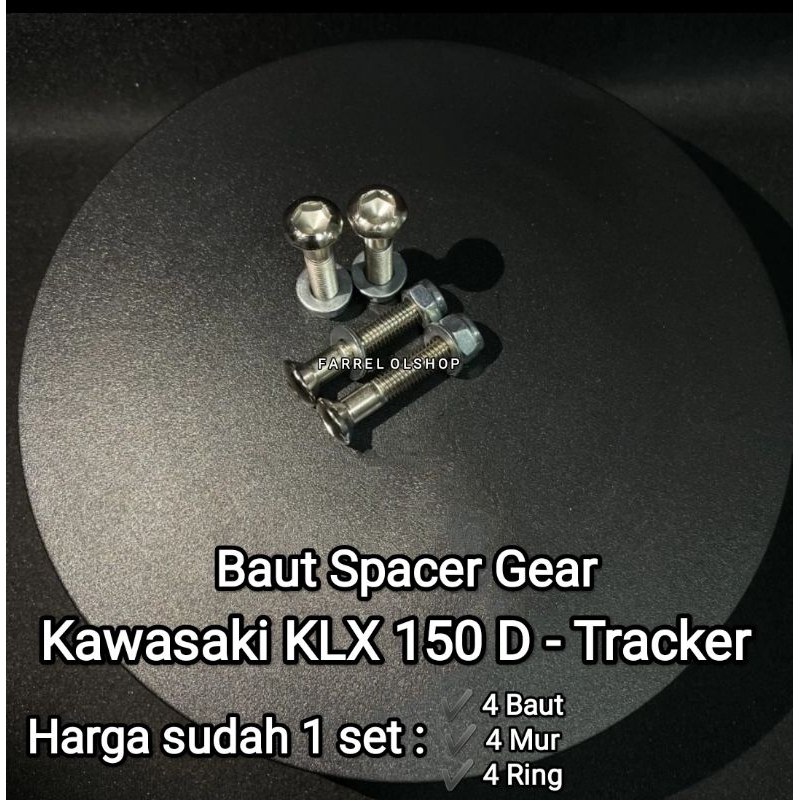 Baut Baut Spacer Gear Kawasaki KLX 150 D - Tracker