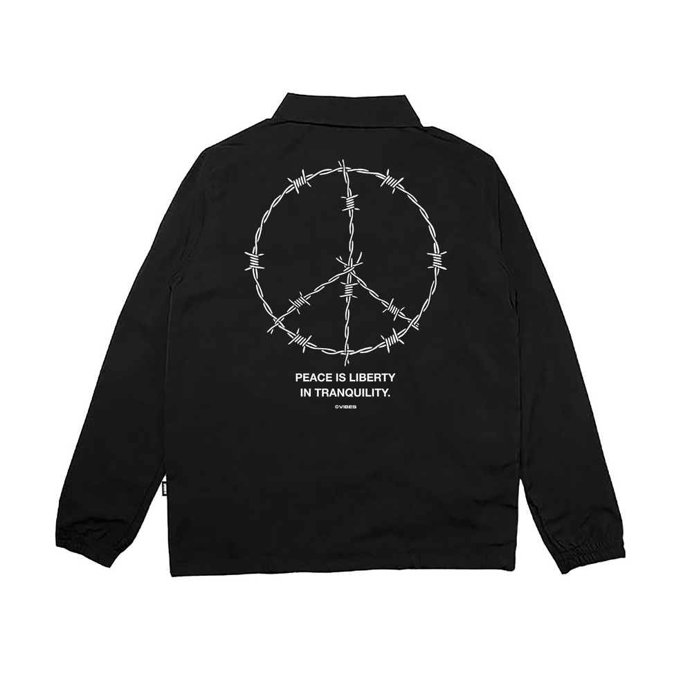 ぷ VIBES APPAREL | Wirepeace | Coach Jacket ム