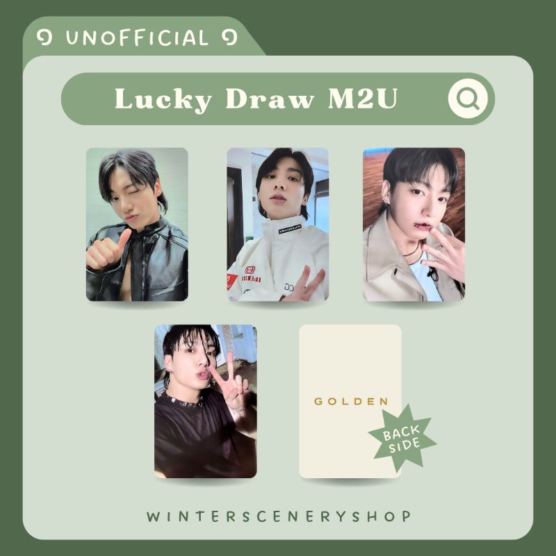 ꒰ winter scenery ꒱ Photocard Jungkook BTS - Golden Photocard Album & Lucky Draw ⭑.ᐟ 𝙪𝙣𝙤𝙛𝙛𝙞𝙘𝙞𝙖𝙡 ⭑.ᐟ |