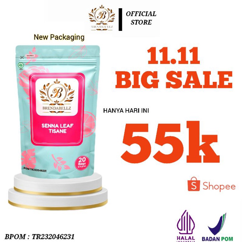 

12.12 BRANDS FESTIVAL Brendabellz Tea Bpom.Teh Pelangsing Diet Detox murah