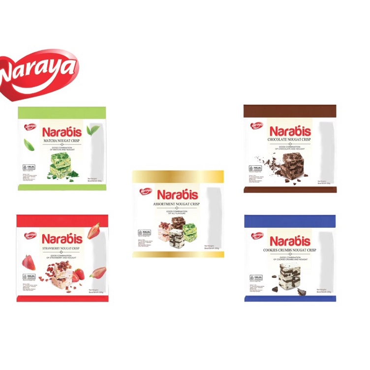 

Ready Stok Naraya Narabis 200g Cookies Nougat Crisp 雪花酥 Harga Termurah
