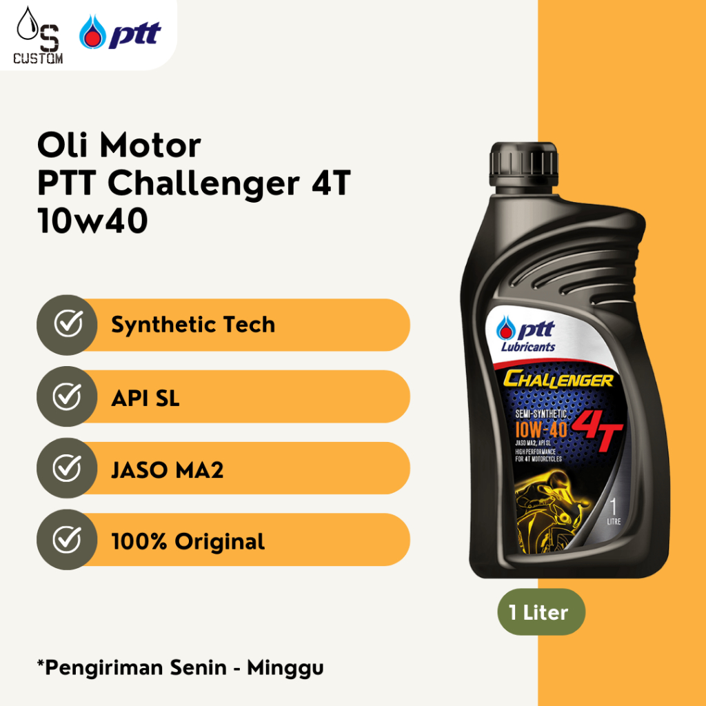 Oli Motor PTT Challenger 4T