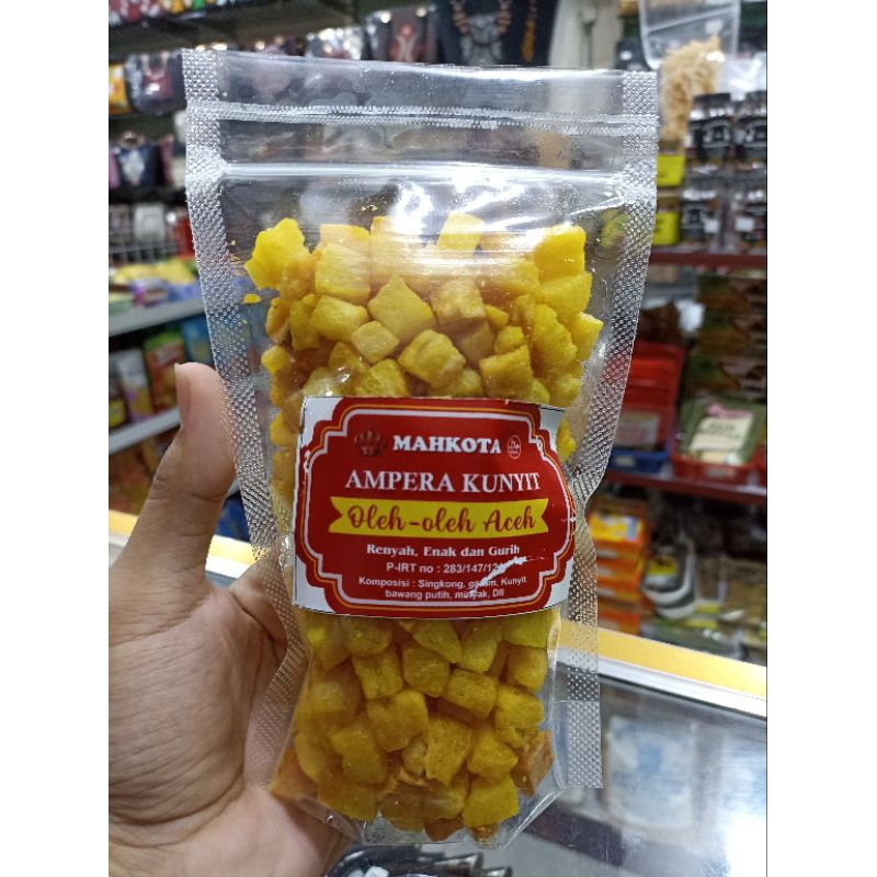 

Ampera kunyit makanan oleh oleh khas Aceh / Singkong Ampera khas Aceh