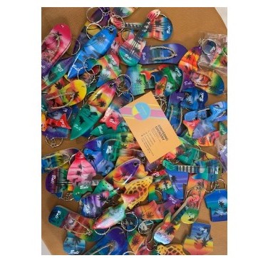 GANTUNGAN KUNCI BALI GANTUNGAN KUNCI BENTUK MOTIF PANTAI GANTUNGAN KUNCI BALI