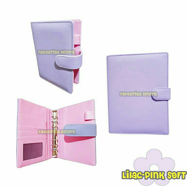 

Special Edition.. Custom Nama Binder Polos 6 Ring A5 Kulit Premium 7NM