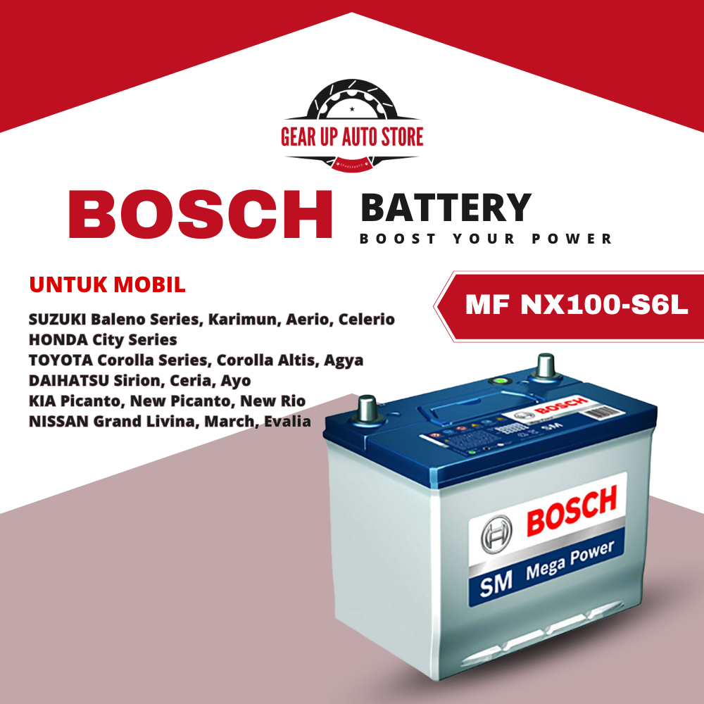 Aki Mobil Bosch NX100-S6L / MF BLUE 100%ORIGINAL BOSCH