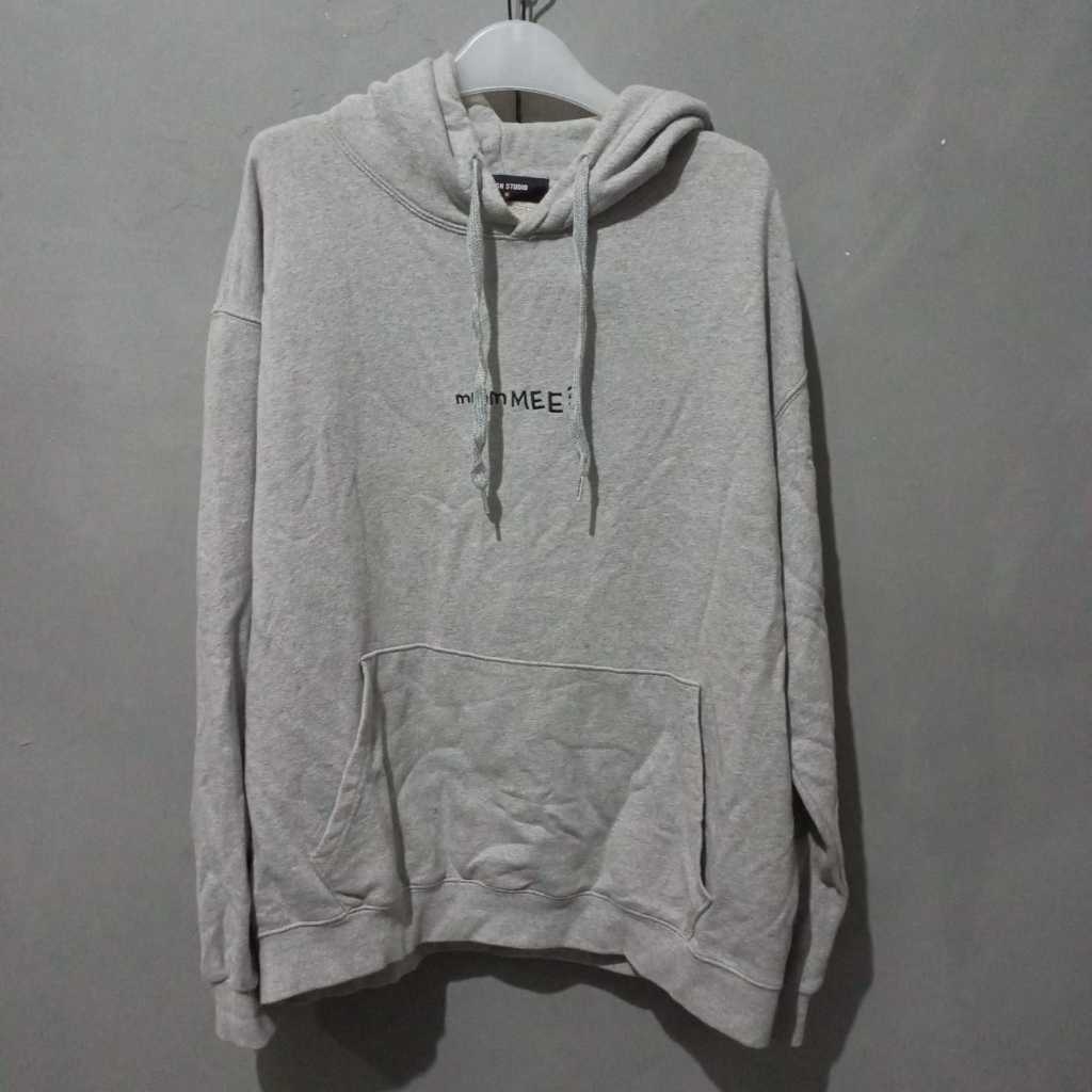 Hoodie Compagno Studio Grey Sweater Unisex Pria Wanita Compagno