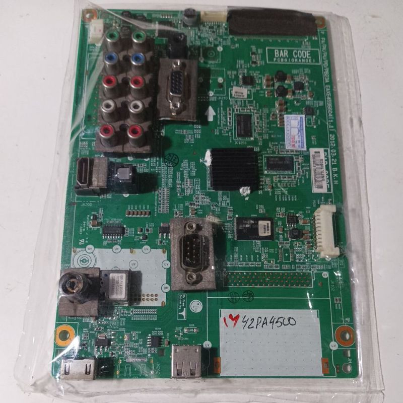 mb lg 42pa4500 - mb lg plasma 42pa4500 - mainboard tv plasma lg 42pa4500