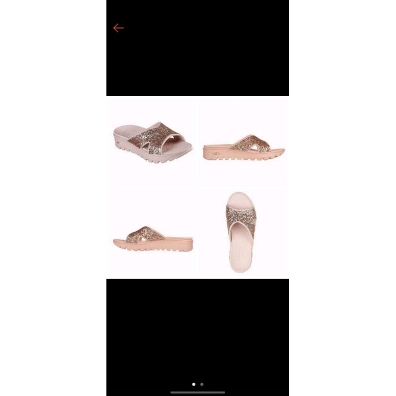 100% Original Sandal Wanita SKECHERS Arch fit footsteps MAUVE SKE111377BLK