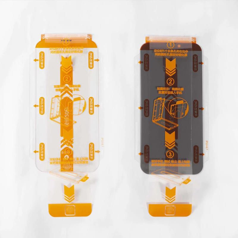 Tempered Glass ULTRAFIT dengan Aplikator Anti Debu Iphone