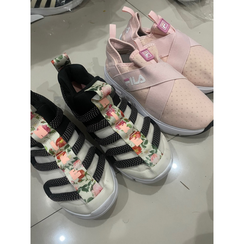 link CO sepatu anak perempuan preloved Nike dan Fila