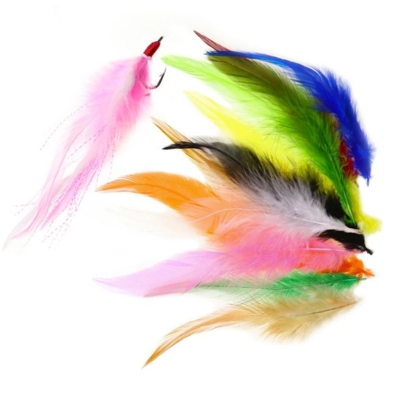 umpan bulu ayam jantan asli umpan bulu lencur leher ayam jantan umpan pancing umpan ikan umpan meman