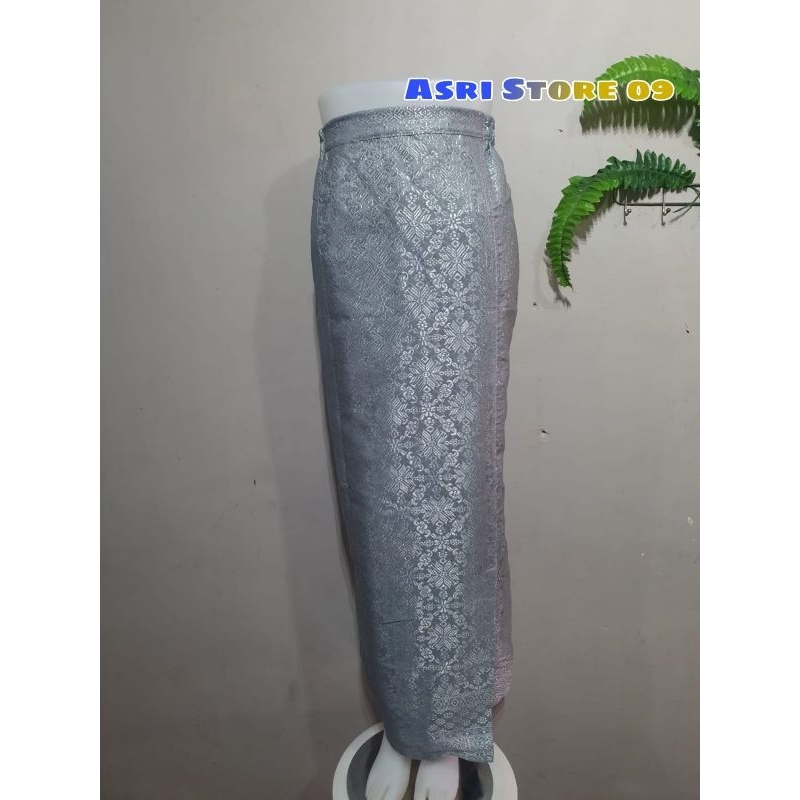 Rok span Songket Jumbo/Rok span big size 3L - 6L /Rok instan Langsung Pakai/Rok songket  jadi