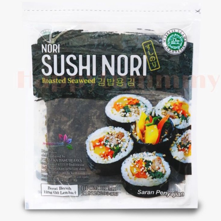 

Ready HPT - JAVA SUSHI NORI Rumput Laut Kimbap Seaweed Halal MUI ➷➷✻✫