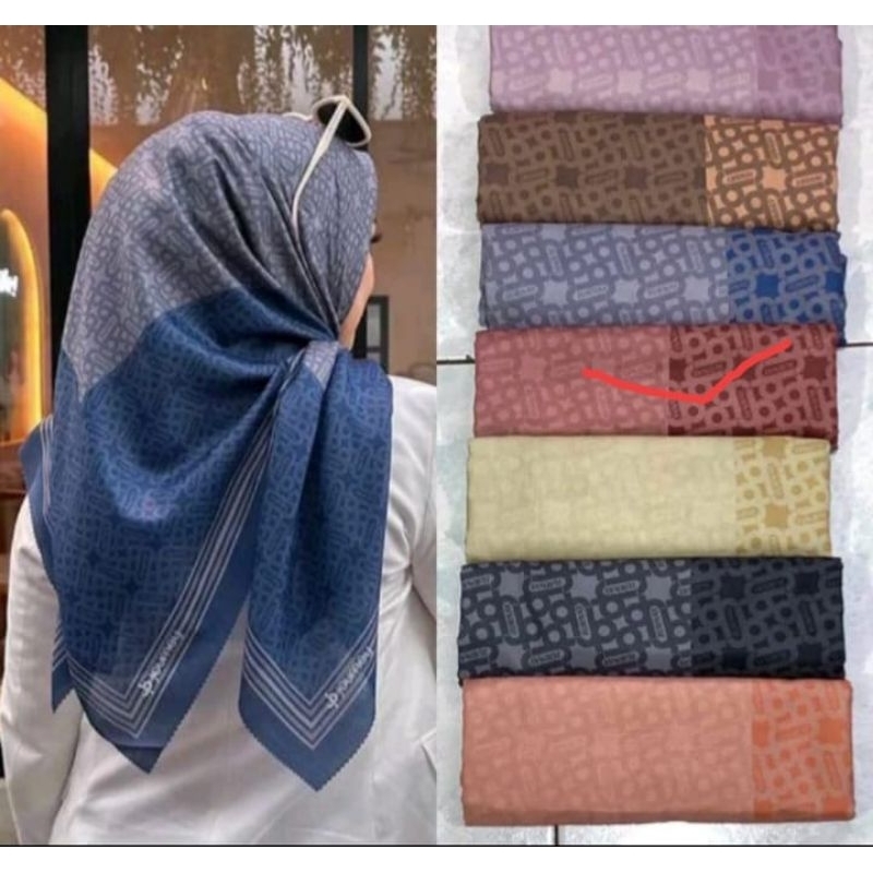 Segiempat Motif Jorney kw Aluna Voal Motif Ala Ivan Gunawan Journey Sisesa Buttonscarf Baniescoop