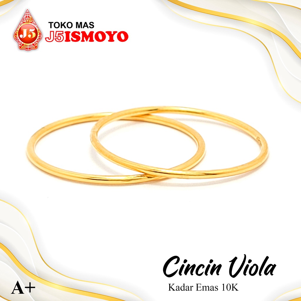 ✨12.12✨ Cincin Emas Viola Model Terbaru(TM) J5 Ismoyo 