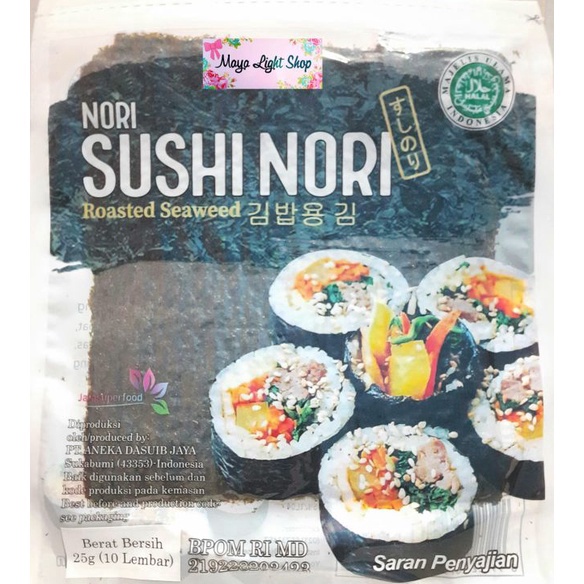 

Harga Murah Nori sushi isi 10 lembar rumput laut non msg bahan sushi nori sushi kimbap gimbap halal murah rumput laut seaweed driedseaweed bento kimbap murah Baru