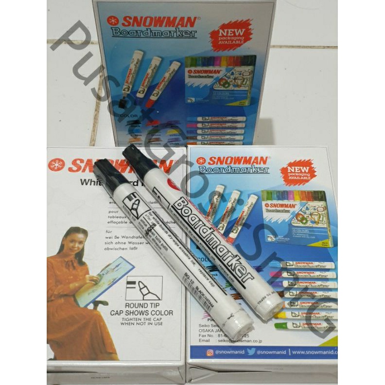 

12.12 Brands Festival Snowman boardmarker BG-12 (12 pcs) serbuuu !