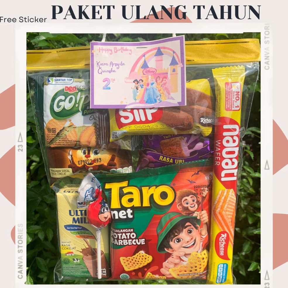 

11.11 MALL Paket Ulang Tahun/Bingkisan Ulang Tahun Anak/Snack Ultah anak/Hampers Ultah Anak