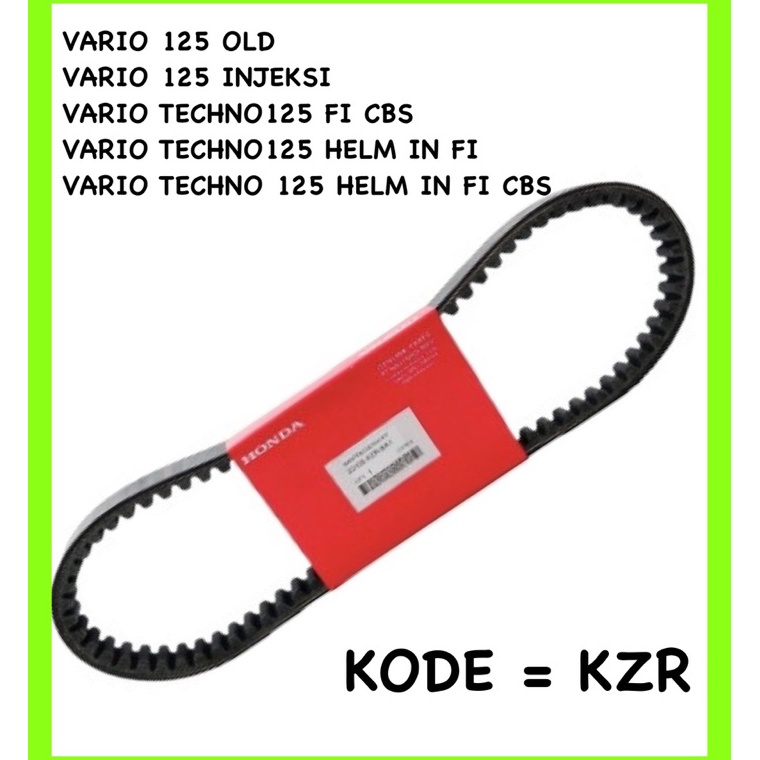 Muraaaahh.. Van Belt - V Belt Vario 125 Old V-BELT VANBELT BELT VARIO 125 KODE KZR