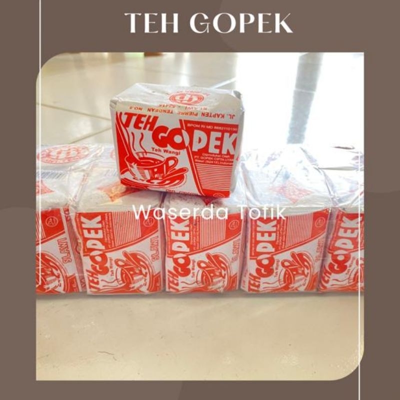 

(pack) Teh Gopek Merah Slawi 40 gram isi 10 pcs