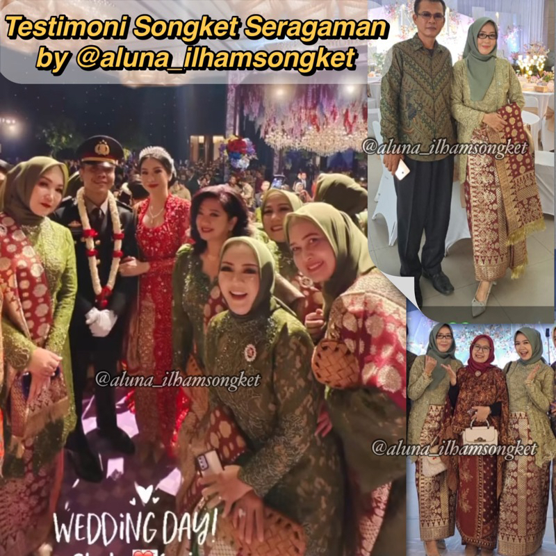 bestpromo bestpromo songket tenun mesin palembang - terlaris ! murah bagus mewah asli palembang