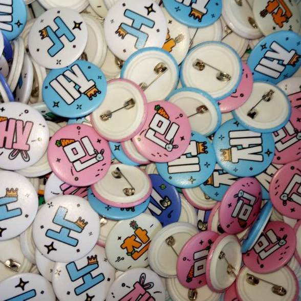 Pin 25mm  Bros Peniti Murah Souvenir Lencana Custom