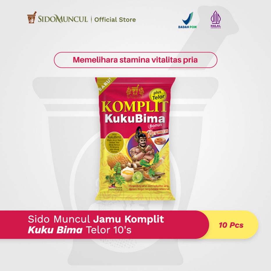 

Terkini Sido Muncul Jamu Komplit Kuku Bima Telor 10's - Stamina Vitalitas Pria ☌➜✥